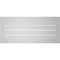 Ekena Millwork Vertical Surface Mount PVC Gable Vent: Functional, w/ 2"W x 2"P Brickmould Sill Frame, 36"W x 16"H GVPVE36X1603SF - alternate 2